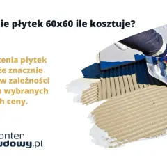 Układanie płytek 60x60: poznaj cennik i czynniki wpływające na koszt. Ręka fachowca z kielnią nakłada klej na podłogę.