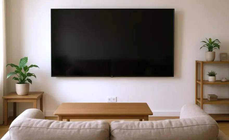 Na jakiej wysokości powiesić telewizor? Sprawdź przed wierceniem