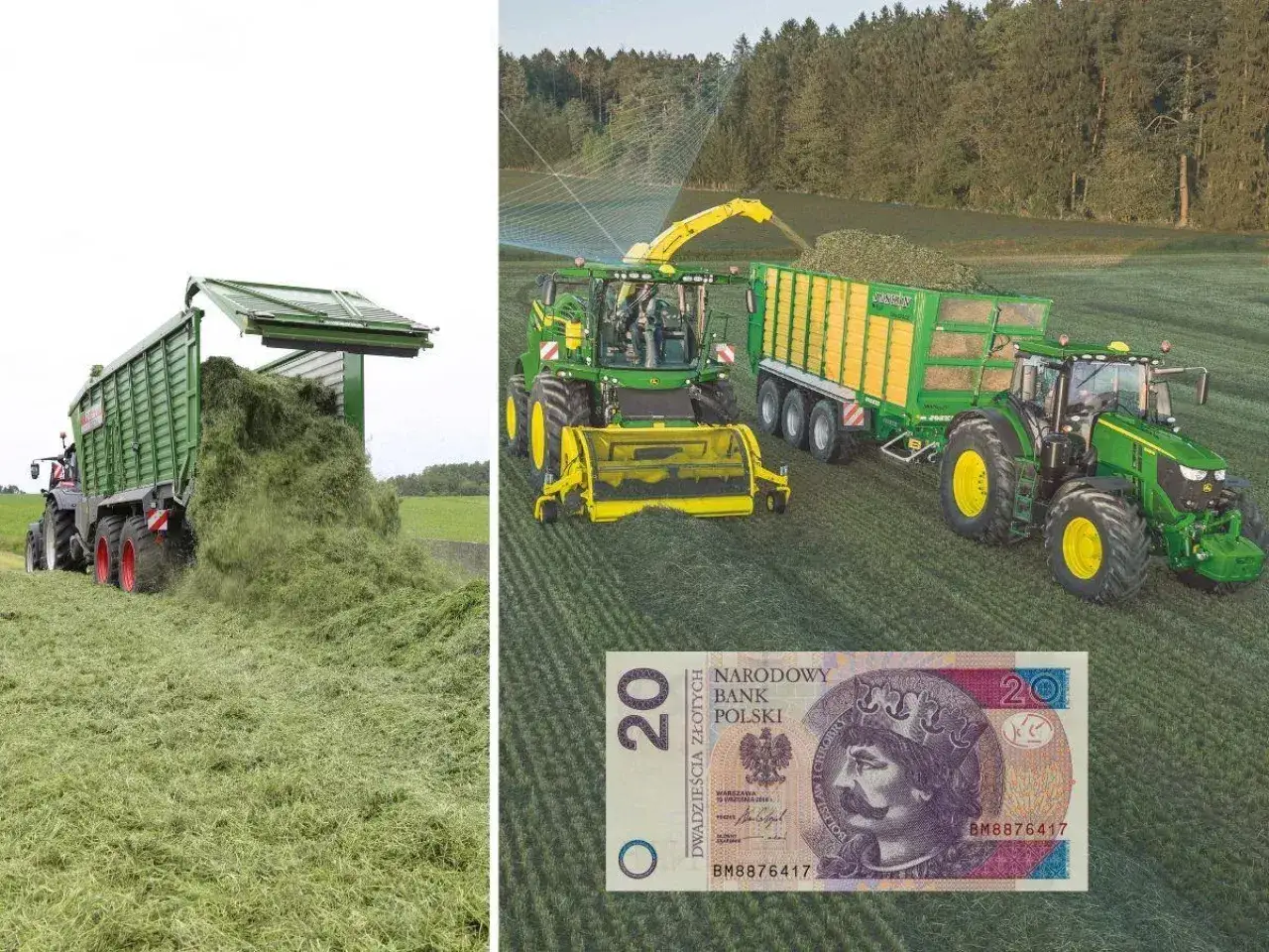 Maszyny rolnicze koszą trawę. Sprawdź koszenie trawy cennik, by poznać koszt usług.