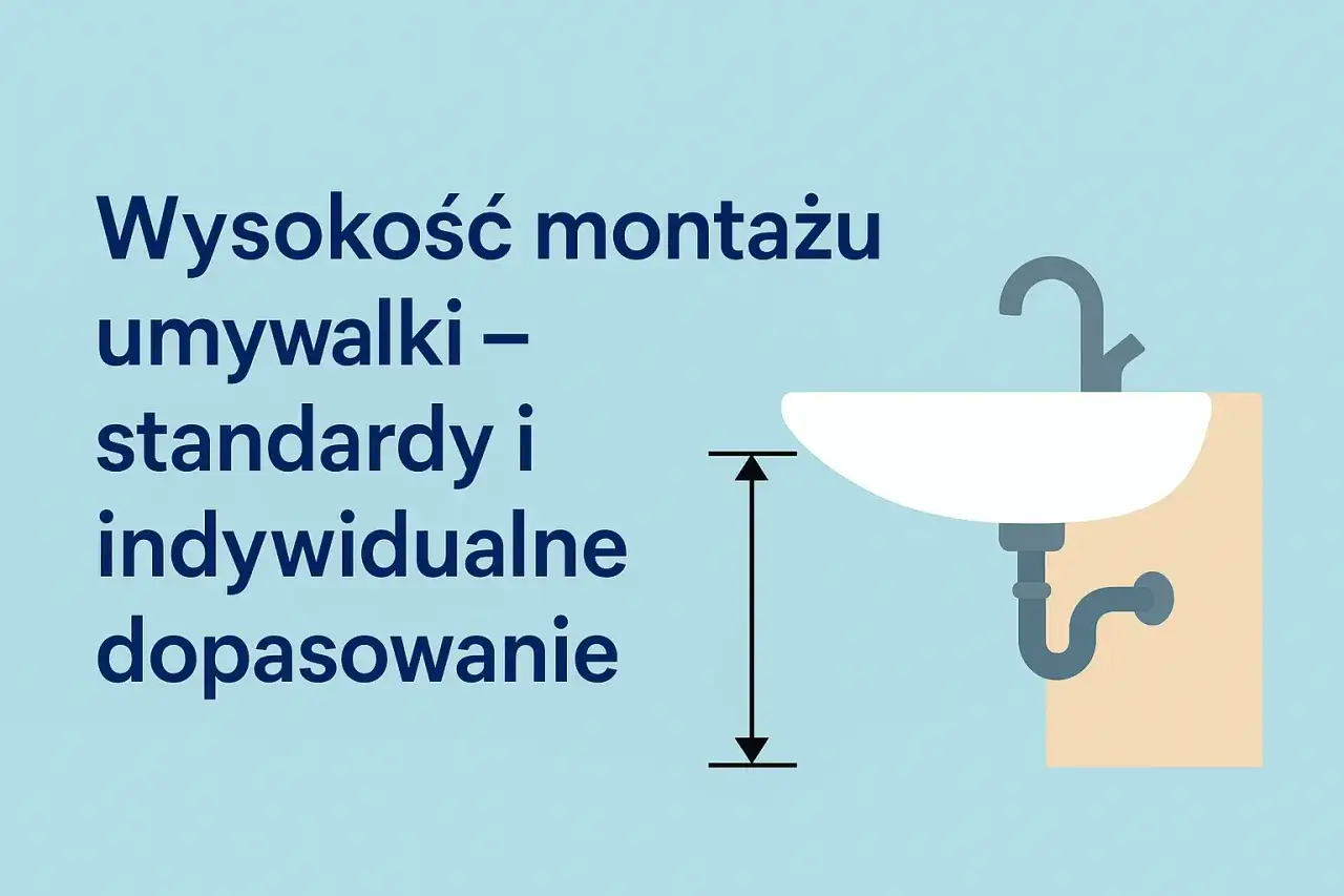 Wysokość umywalki: jak dobrać idealną wysokość montażu, by była wygodna dla każdego.